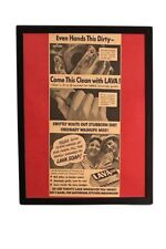 Vintage Advertisement Lava Soap Unique Retro Half Page Print AD Framed 1951decor picture