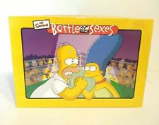 The Simpsons Battle Of The Sexes Board Game New Open Box 2003 picture