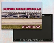 Fly Delta Jets Sign Atlanta GA Handmade 3.25