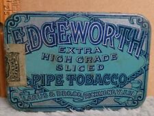 Vintage EDGEWORTH EXTRA HIGH GRADE SLICED PIPE TOBACCO EMPTY TIN picture