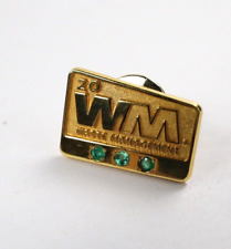 VTG Waste Management Lapel Pin 20 Years of Service picture