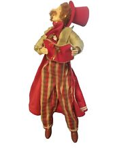 Vintage Big Traditional Caroler Rare Figure Decorative 29 in Long picture