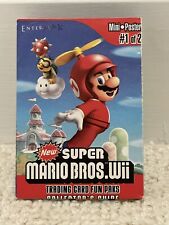 2010 Enterplay Super Mario Bros Wii Mini Poster #1 Very Rare picture