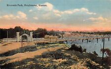 Riverside Park Hutchinson KS Kansas Postcard 4364 picture