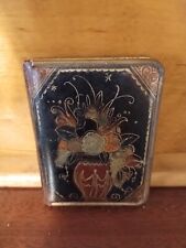 Vintage Leather Embossed Makeup Compact picture