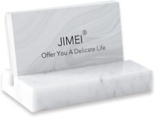 JIMEI Business Card Holder for Desk Marble Business Card Display Holders Desktop picture