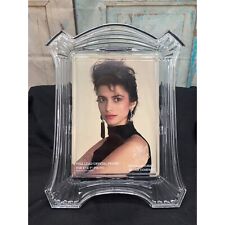 International Silver Company Full Lead Crystal Frame 5x7 Photo picture