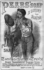 PEARS' SOAP A LUXURY FOR SHAVING PEARS' SHAVING SOAP 1886 HARPER'S WEEKLY AD picture
