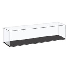 Acrylic Display Case Plastic Box Cube Storage Box Clear Showcase 16.1x4.3x4.1 in picture
