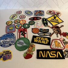 Mixed Assorted Variety Fun Patch Lot of 38 Patches (Many Are Girl Scouts) picture