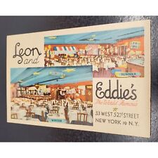 Leon & Eddie's Vintage Postcard - NYC Restaurant & Entertainment Venue picture