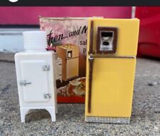 Then & Now , 1975 Refrigerator Miniatures, Salt & Pepper Set , Vintage , NIB picture