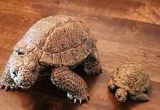 Tortoise Reptile Figure Figurine Animal Toy Realistic AAA Lot of 2 picture