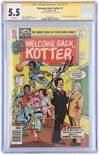 John Travolta Welcome Back Kotter Autographed Comic Book CGC 5.5 picture