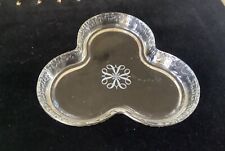 Vintage Avon Clear Glass Trinket Jewelry Vanity Tray Candy Dish 5.5” picture