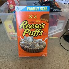 1x Kaws X Reese's Puffs Family Size Cereal Box - Limited Edition  picture