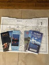 Street Road Maps Dallas (1) Waco (3) Texas  (3) Lot of 7 Circa 1980’s Vintage picture