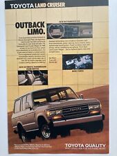 1988 Toyota Land Cruiser Print Ad picture
