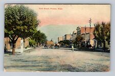 Prosser WA-Washington, View Of Sixth Street, Antique, Vintage Postcard picture