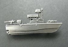 US NAVY USN PBR PATROL BOAT 31' MK1 VIETNAM LAPEL PIN BADGE 2.25 INCHES picture