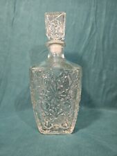 Glass Decanter With Stopper Whiskey Scotch Vodka Liquor Barware Bar Supplies picture