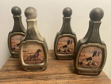 Lot Of 4 Jim Beam’s Choice, James Lockhart Bottles - Hunting Dogs - Decanters picture