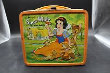 Vintage Snow White an the Seven Dwarfs Metal Lunchbox Aladdin Walt Disney picture