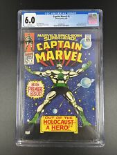 Captain Marvel #1 (1968) CGC 6.0 - Silver Age Marvel Comic - WHITE PAGES picture