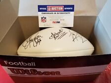 Jessica Simpson Ashanti signed NFL Football PSA Authentic Autograph Superbowl picture