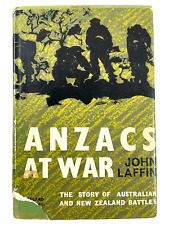 WW2 Australian New Zealand Anzac's At War Hard Cover Reference Book  picture