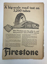 ANTIQUE 1920 Firestone & Goodwill Tire Print Ad With Additional Pages picture
