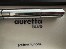 Auretta Pen Fountain Pen By Aurora Luxury IN Cartridge Marking Vintage 1970 picture