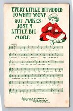 Music & Lyrics, Every Little Bit Added To What You've Got, Vintage Postcard picture