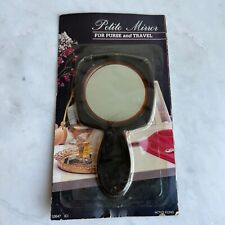 Vintage Petite Mirror for Purse and Travel Hand Held New in Package picture