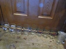 Set of 9 HARTLAND BREWERY LIBBY GLASS PINT BEER GLASSES MILLER LITE BUD LITE  picture