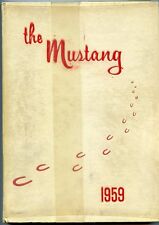 Original 1959 Memphis Tennessee-High School Yearbook-The Mustang picture