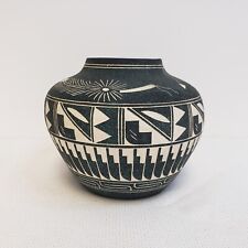 E. Garcia Jr. New Mexico Native American Acoma Pueblo Indian Vase Vessel Pottery picture