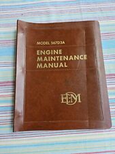 EMD Model 567D3A Engine Maintenance Manual picture