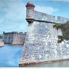 c1960's Castillo De San Marcos National Monument St Augustine FL Postcard 6x9in picture