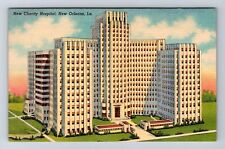 New Orleans LA-Louisiana, New Charity Hospital, Antique, Vintage Postcard picture