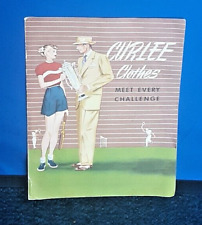 1950s?Vintage Curlee Clothes Clothing Co fold out Brochure Empsalls Watertown NY picture