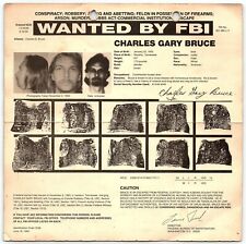1995 FBI WANTED POSTER CHARLES GARY BRUCE CAMDEN TN MURDER OXYGEN TV  Z4966 picture