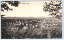 FUQUAY SPRINGS, North Carolina NC ~ Birdseye View WAKE COUNTY c1940s  Postcard picture