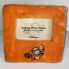 The Disney Store Orange Fuzzy Plush Winnie the Pooh's Tigger Photo Picture Frame picture