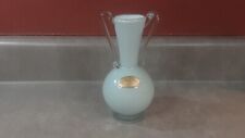 Arte Murano ICET Art Glass Light Sky Blue Mini Amphora Vase ~Made in Venezuela~  picture
