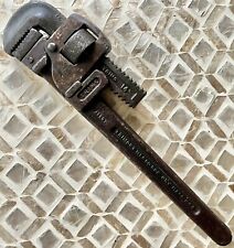 Vintage TRIMONT USA (1918 Patent) 14 Inch Pipe Wrench TRIMO Drop Forged Working picture
