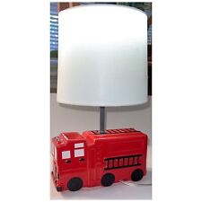 Target Fire Truck Figural Lamp Red Discontinued Home Nursery Decor Test Work EUC picture