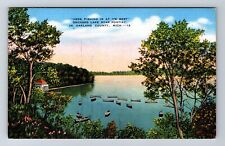 Oakland County MI-Michigan, Orchard Lake Near Pontiac, Antique Vintage Postcard picture