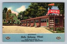 Wisconsin Dells WI-Wisconsin, Dells Gateway Motel, Advertising, Vintage Postcard picture