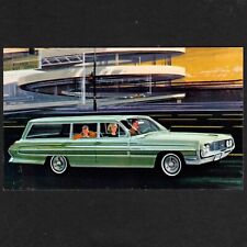 1962 Oldsmobile Super 88 Fiesta STATION WAGON: Original  Postcard UNUSED VG+ picture